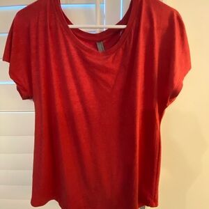 Next Level Apparel Vibrant Red Short Sleeve Tee